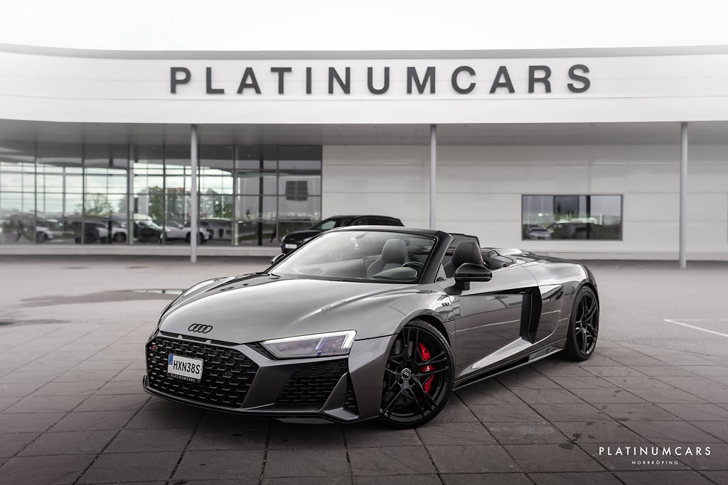 Audi R8 Spyder V10 Performance Q 620hk / B&O / Kolfiber