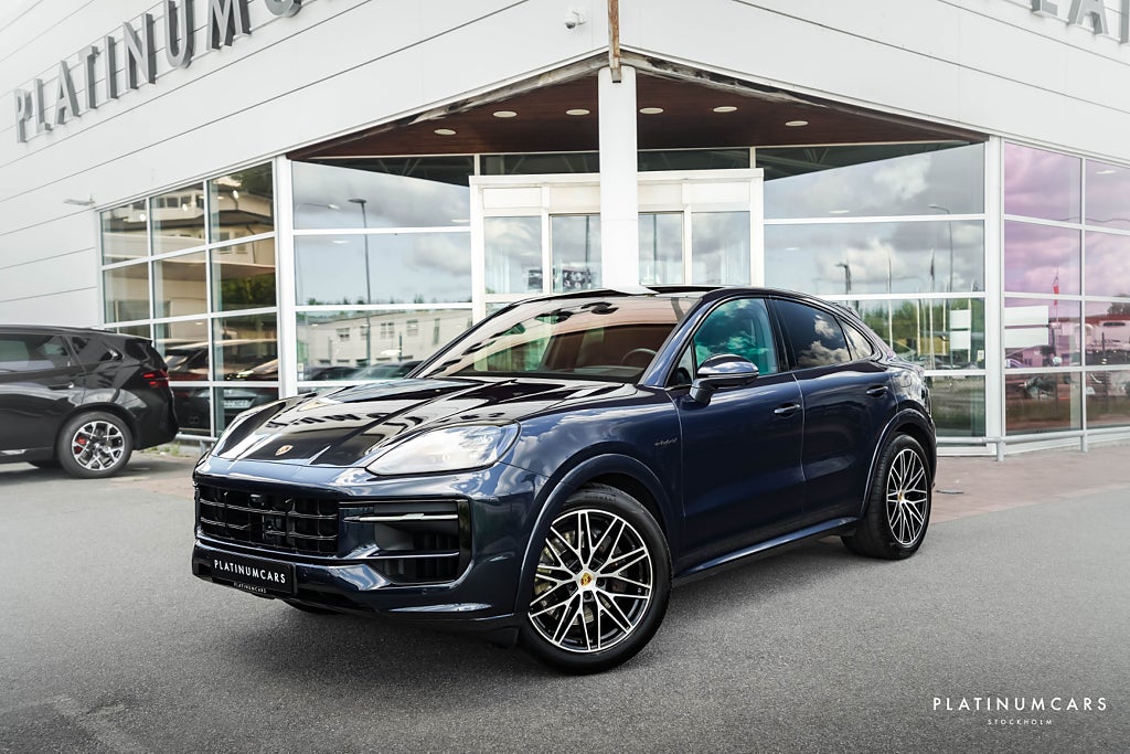 Porsche Cayenne E-Hybrid Coupé 470hk / Sv.Såld / SportDesign / SE SPEC!