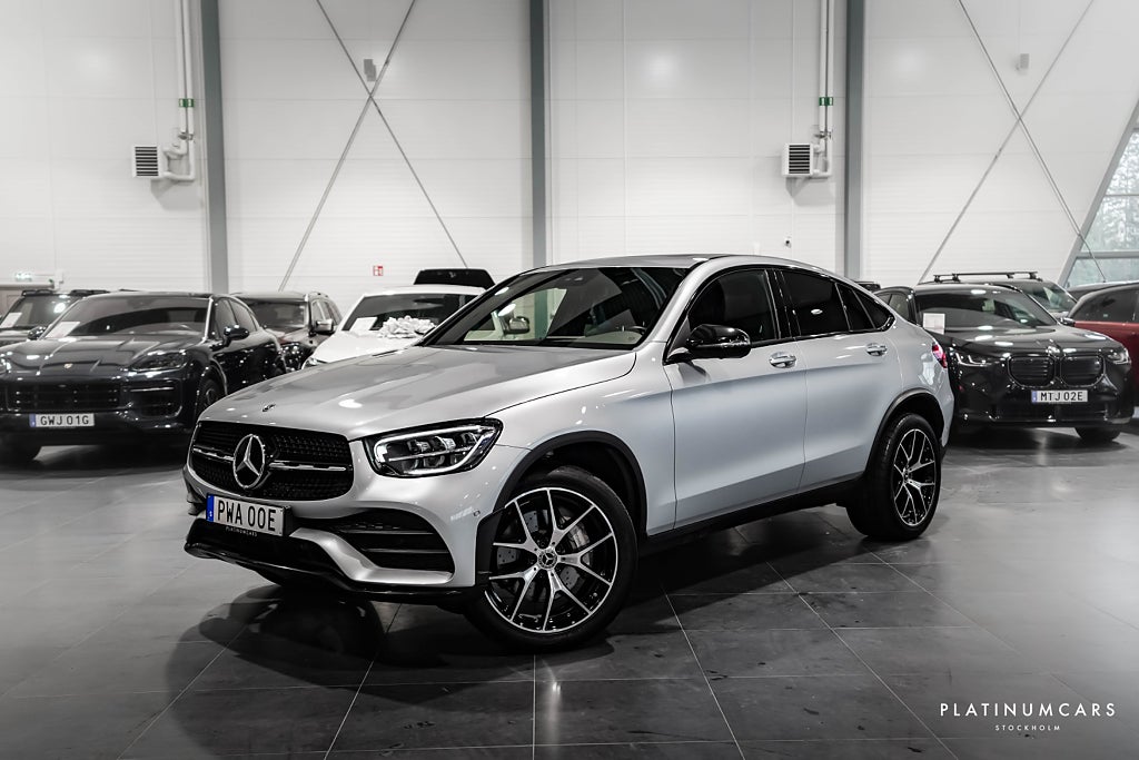 Mercedes-Benz GLC 300 e Coupé 4MATIC AMG / 360° / Taklucka / Värmare