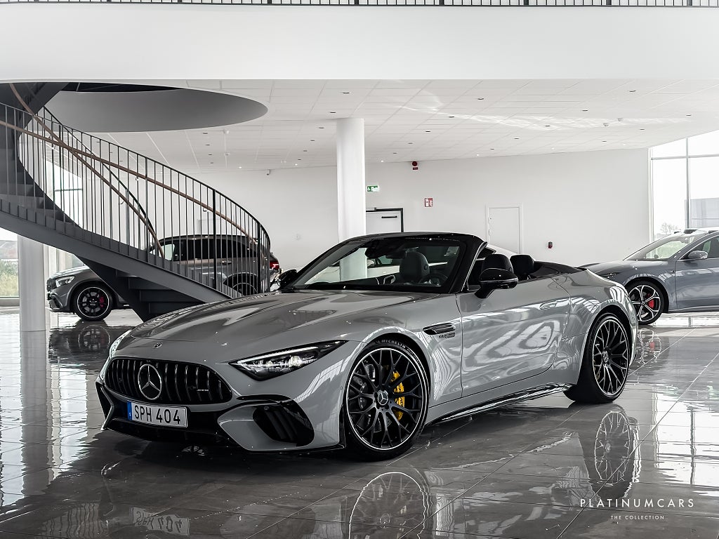 Mercedes-Benz SL 63 AMG 4M+ 585hk / Sv.såld / Dynamic+ / HUD