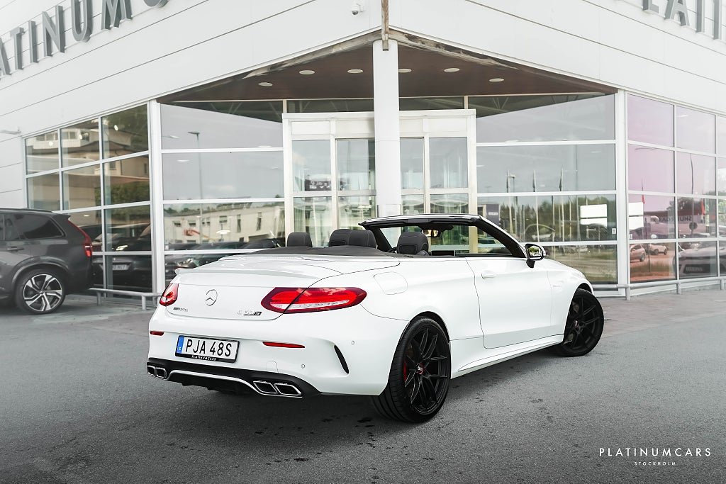 Mercedes-Benz C 63 S AMG Cabriolet / Sportavgas / Burmester