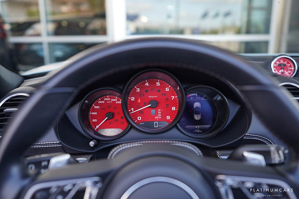 Porsche 718 Spyder PDK Spyder 420hk / Skalstolar / Kolfiber