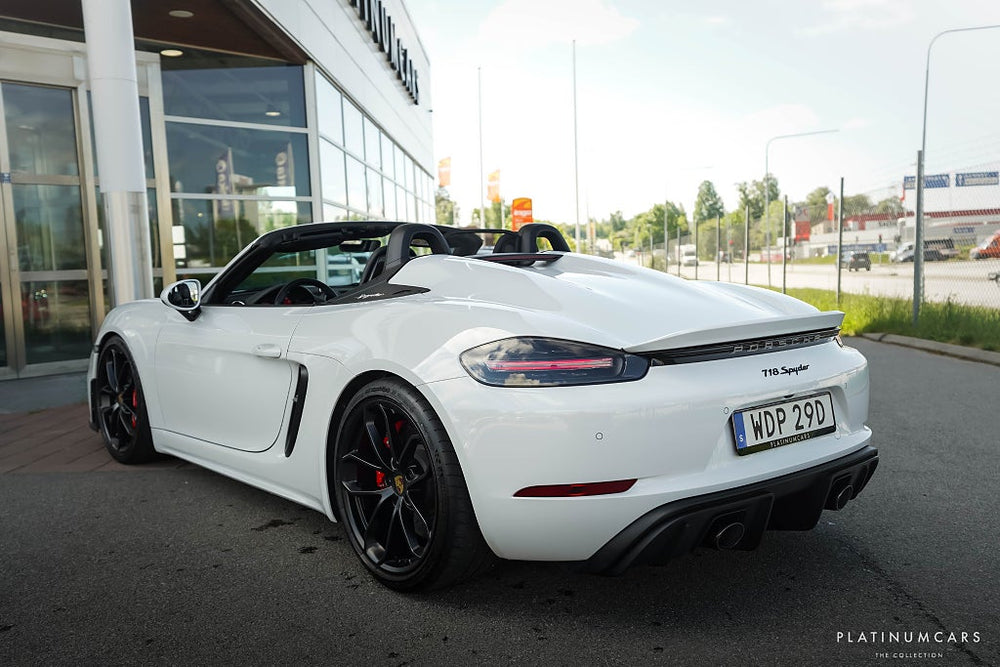 Porsche 718 Spyder PDK Spyder 420hk / Skalstolar / Kolfiber