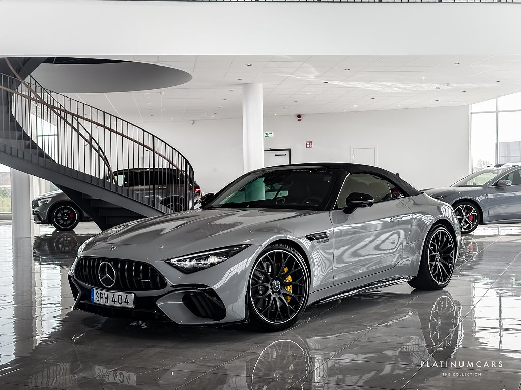 Mercedes-Benz SL 63 AMG 4M+ 585hk / Sv.såld / Dynamic+ / HUD