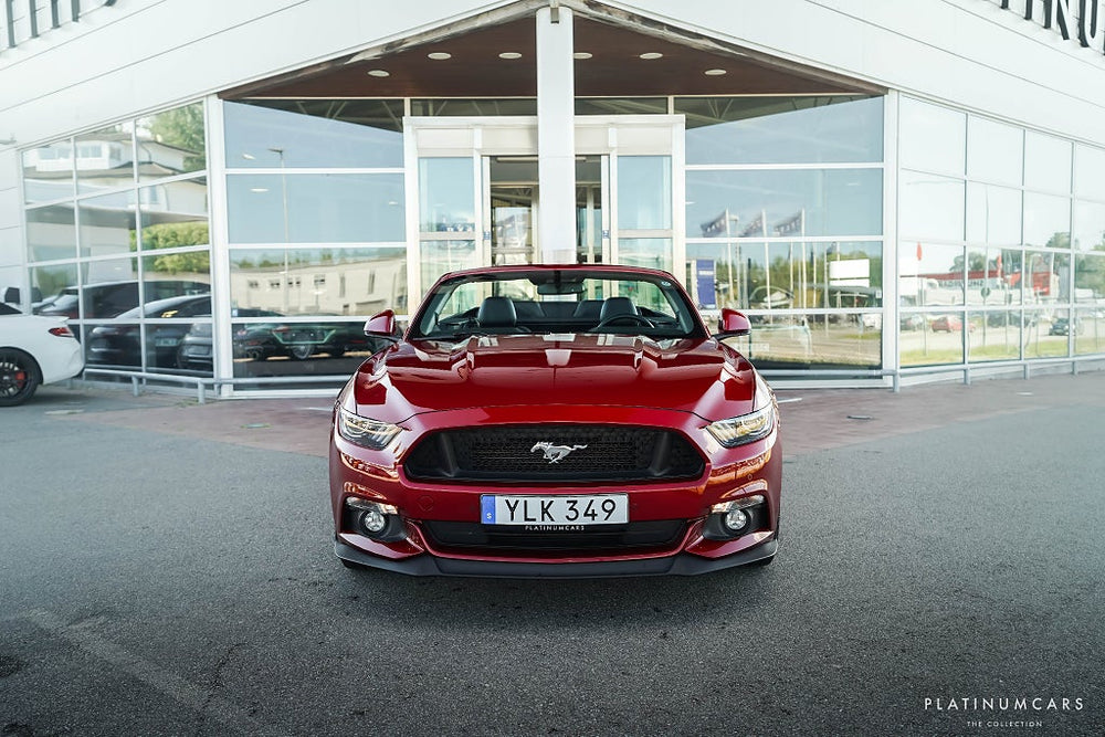 Ford Mustang GT Convertible 421hk / Sv.Såld / Shaker / Ruby Red