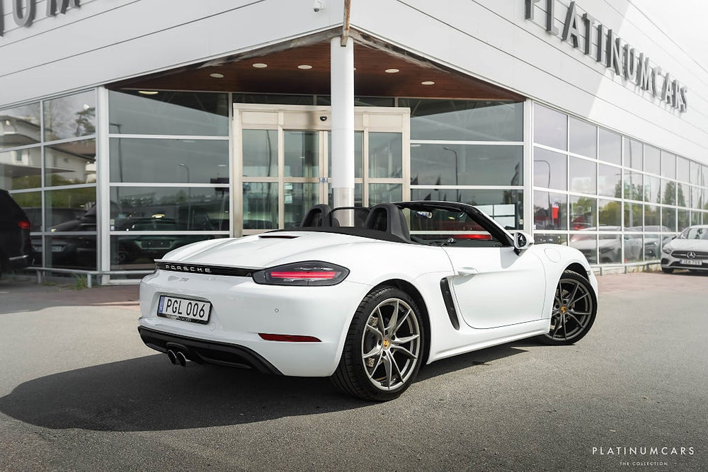 Porsche 718 Boxster PDK / Sport Chrono / Sport-Avgas / Sv.Såld