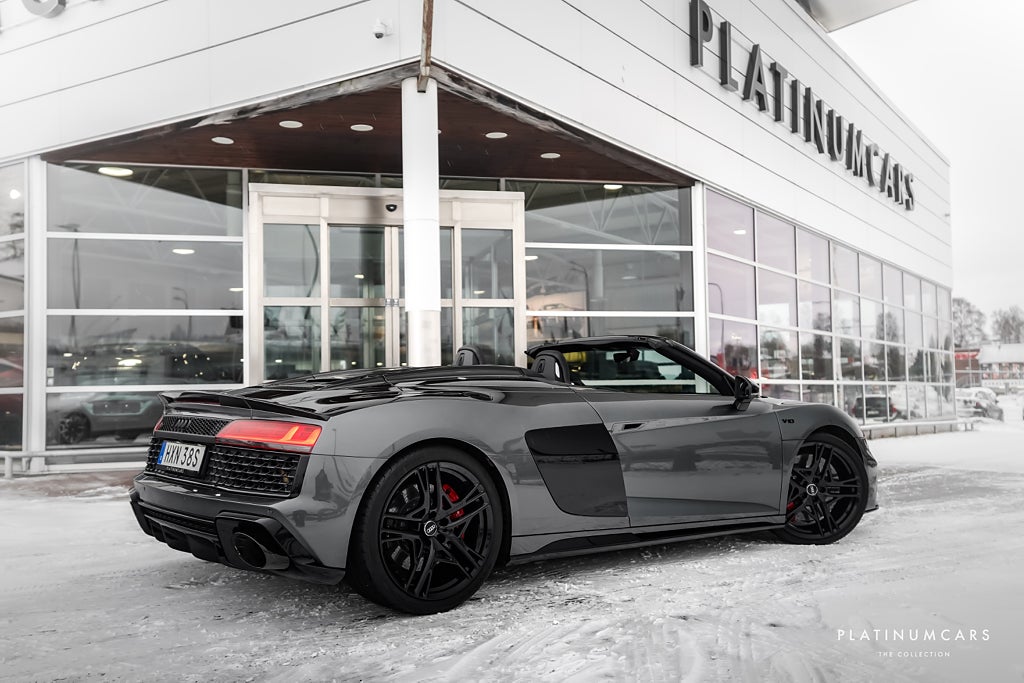 Audi R8 Spyder V10 Performance Q 620hk / B&O / Kolfiber