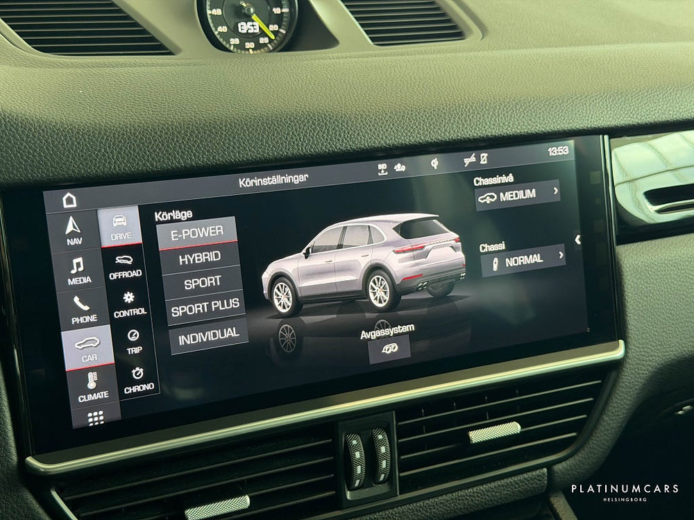 Porsche Cayenne E-Hybrid TipTronic S 462hk / Sv.såld / HUD / BOSE