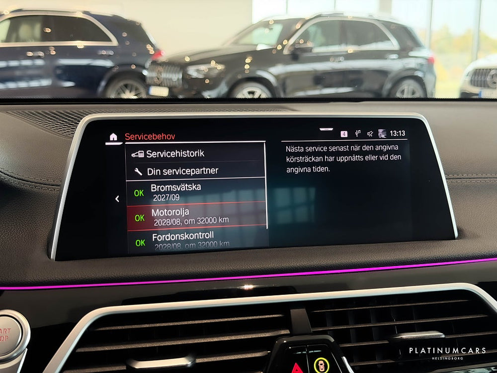 BMW 745e Steptronic M-Sport 394hk / Sv.såld / HUD / H&K