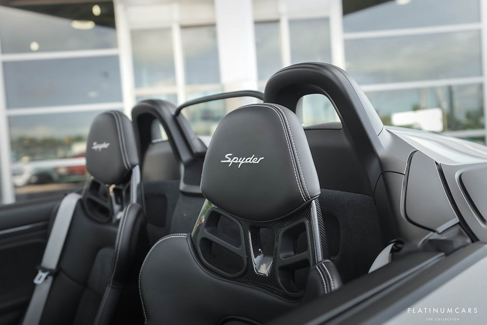 Porsche 718 Spyder PDK Spyder 420hk / Skalstolar / Kolfiber