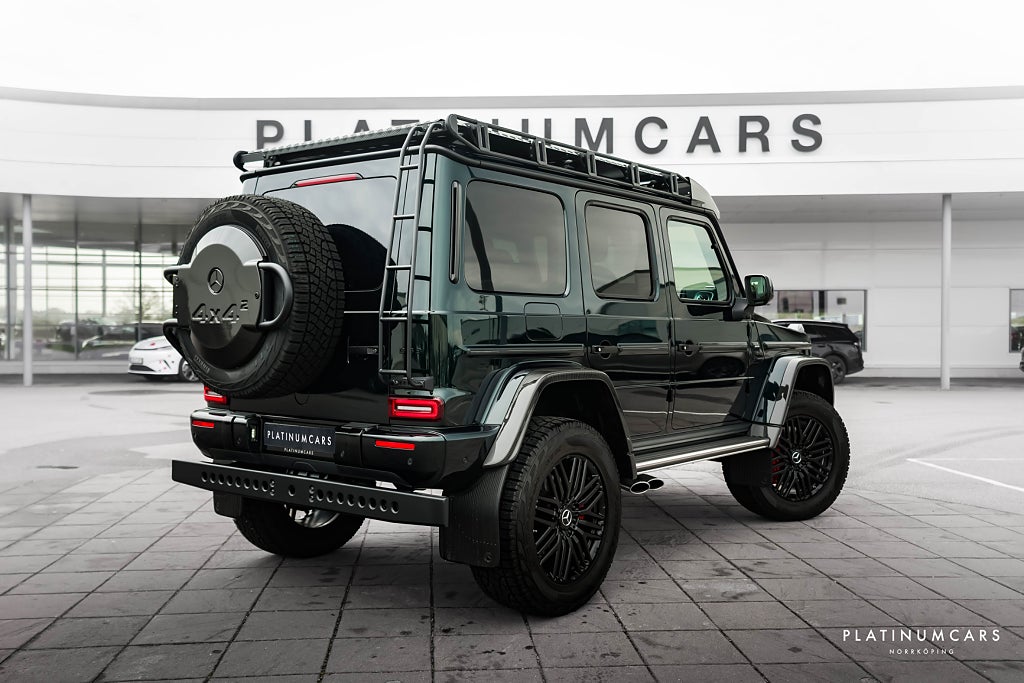 Mercedes-Benz G63  4x4² 585hk / UNIK / Smaragdgrön / Carbon / LEASEBAR