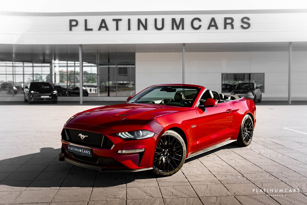 Ford Mustang GT Cab 5.0 V8 450hk / Performance / B&O / Premium