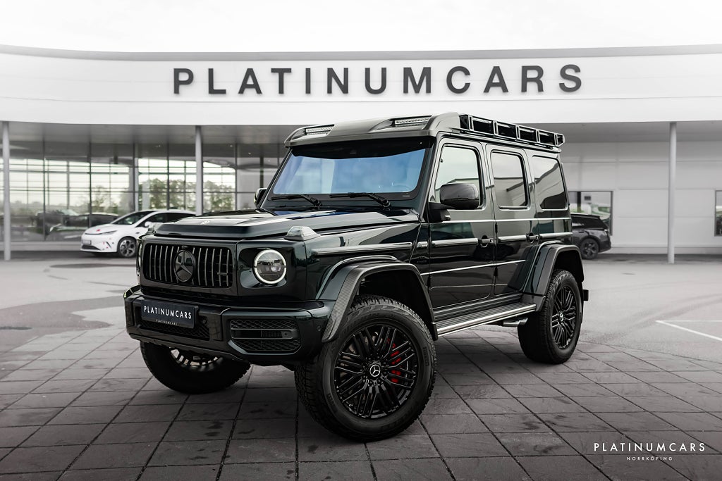 Mercedes-Benz G63  4x4² 585hk / UNIK / Smaragdgrön / Carbon / LEASEBAR