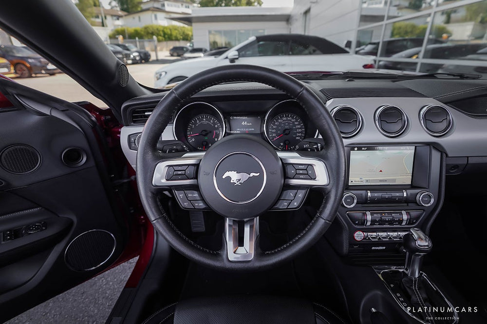 Ford Mustang GT Convertible 421hk / Sv.Såld / Shaker / Ruby Red