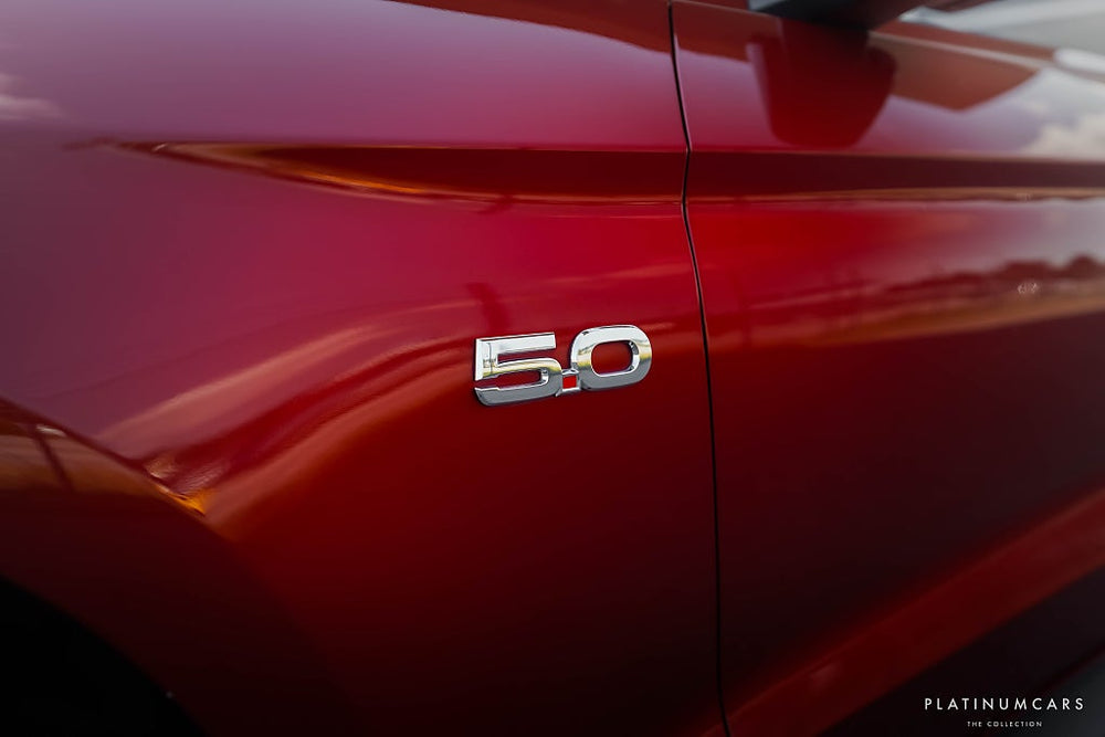 Ford Mustang GT Convertible 421hk / Sv.Såld / Shaker / Ruby Red