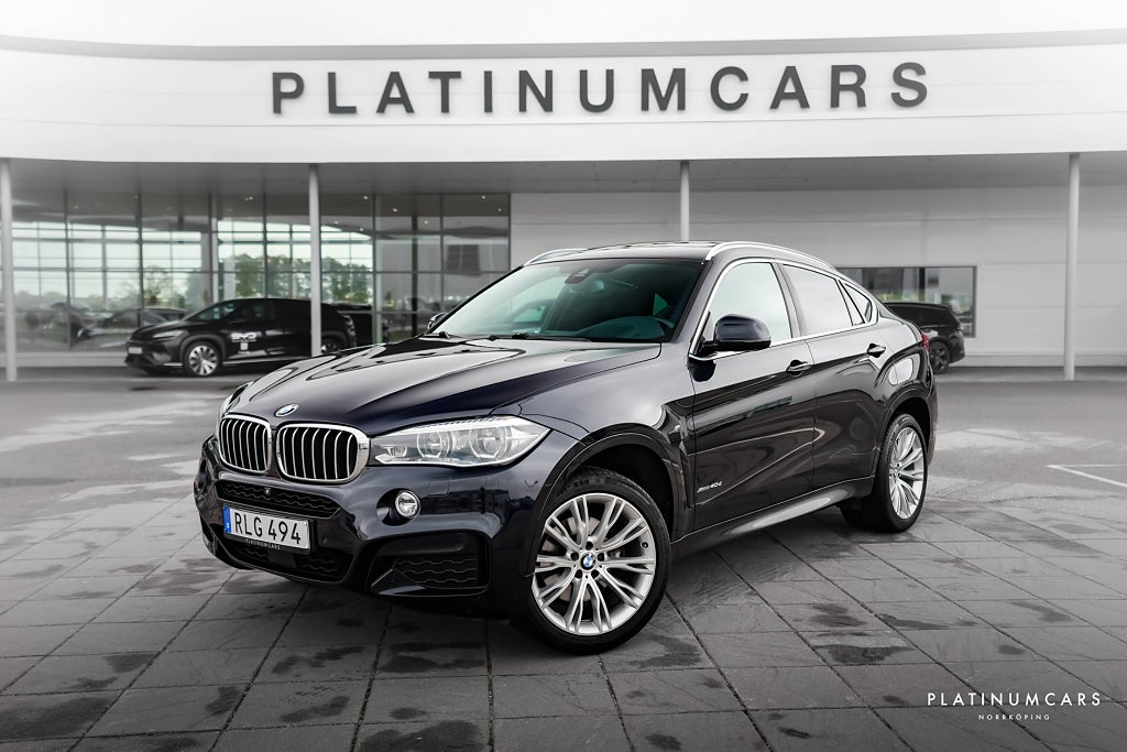 BMW X6 xDrive40d M Sport 313hk / H&K / Drag / Värm / Taklucka