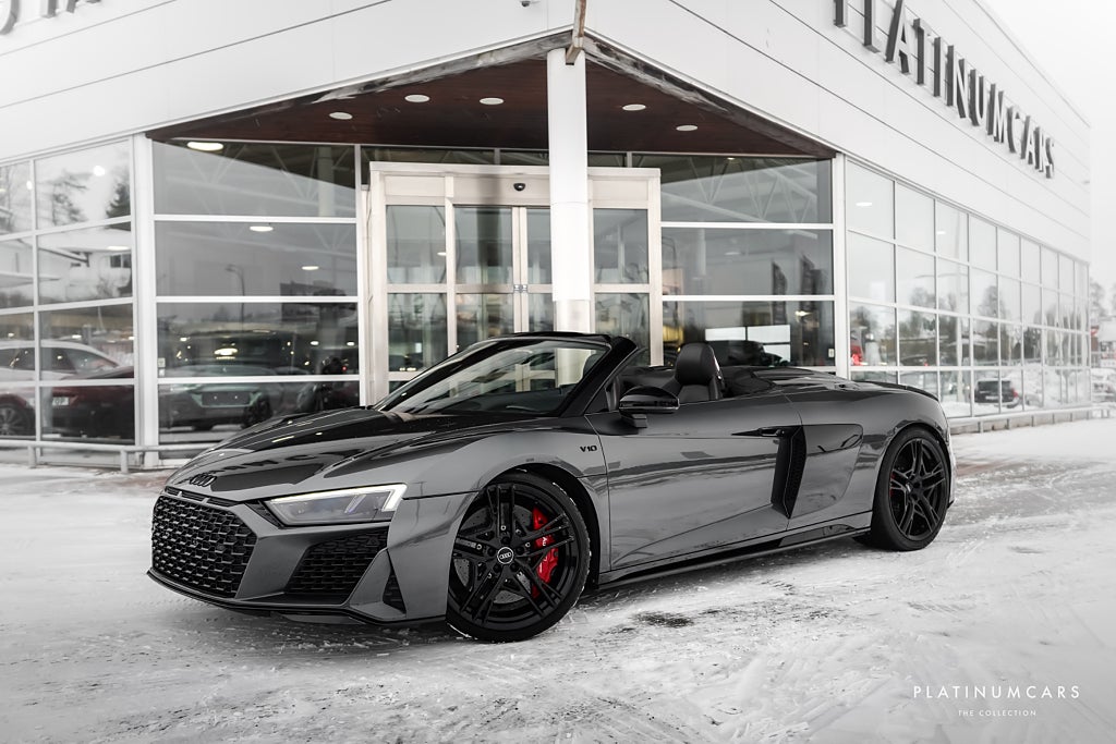 Audi R8 Spyder V10 Performance Q 620hk / B&O / Kolfiber