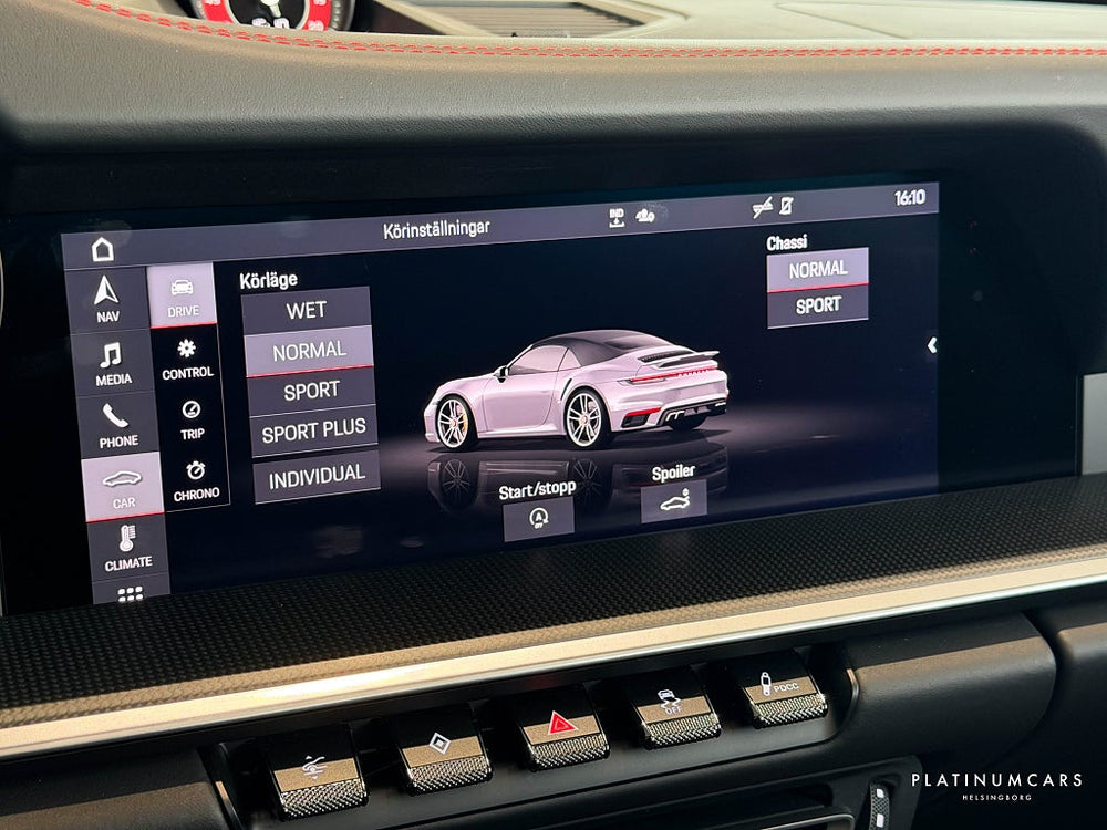 Porsche 911 Turbo S 992 Cabriolet 650hk / Sv.såld / LEASEBAR / Burmester