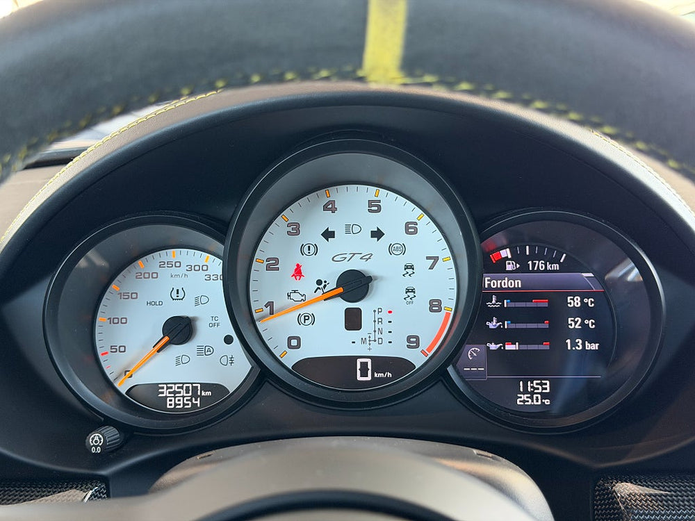 Porsche 718 Cayman GT4 PDK 420hk / PCCB / Milltek / Club-Sport Pkt