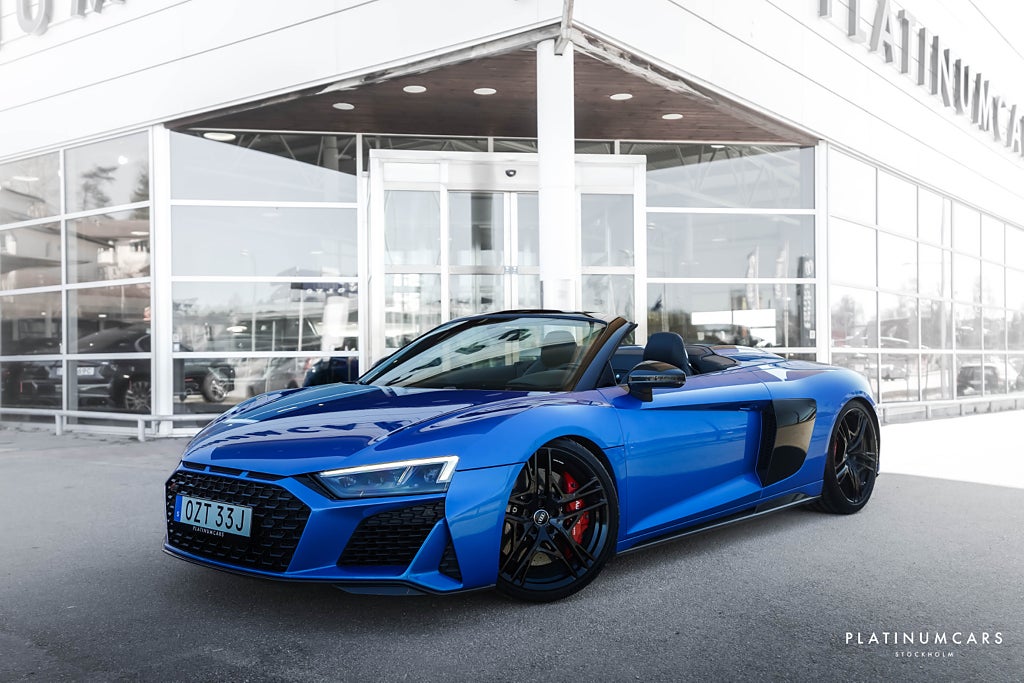 Audi R8 Spyder V10 Performance Q / Kolfiber / Quicksilver