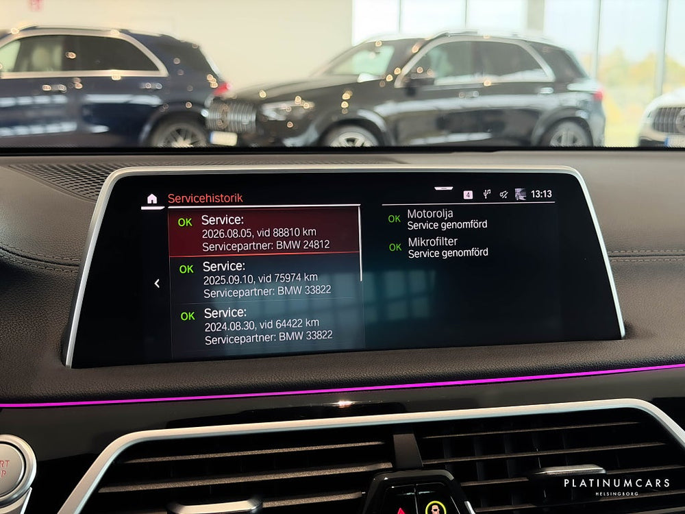 BMW 745e Steptronic M-Sport 394hk / Sv.såld / HUD / H&K