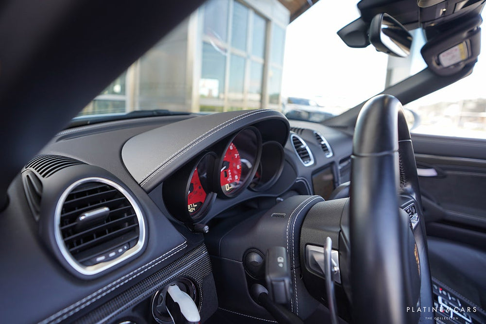 Porsche 718 Spyder PDK Spyder 420hk / Skalstolar / Kolfiber