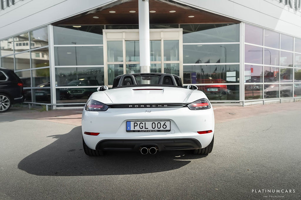 Porsche 718 Boxster PDK / Sport Chrono / Sport-Avgas / Sv.Såld