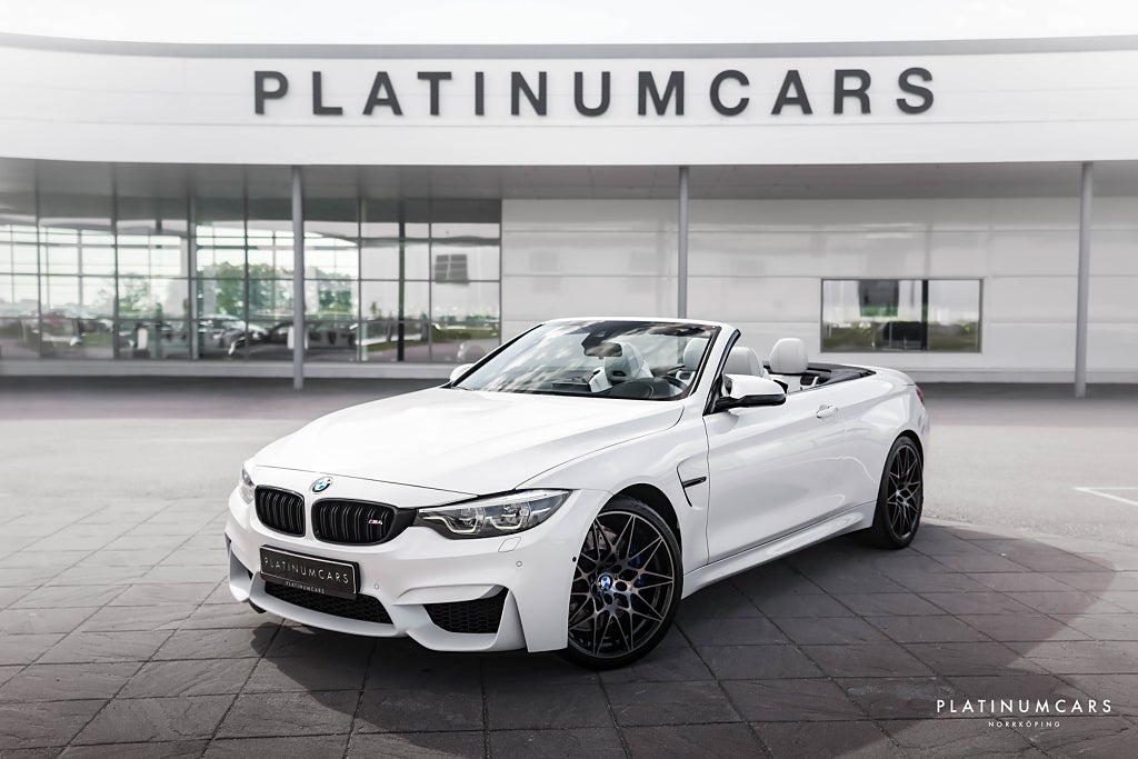 BMW M4 Competition Cab 450hk / Låga mil / Kolfiber / H&K