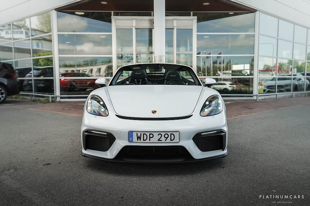 Porsche 718 Spyder PDK Spyder 420hk / Skalstolar / Kolfiber