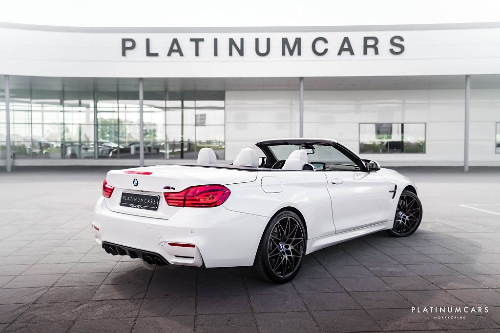 BMW M4 Competition Cab 450hk / Låga mil / Kolfiber / H&K