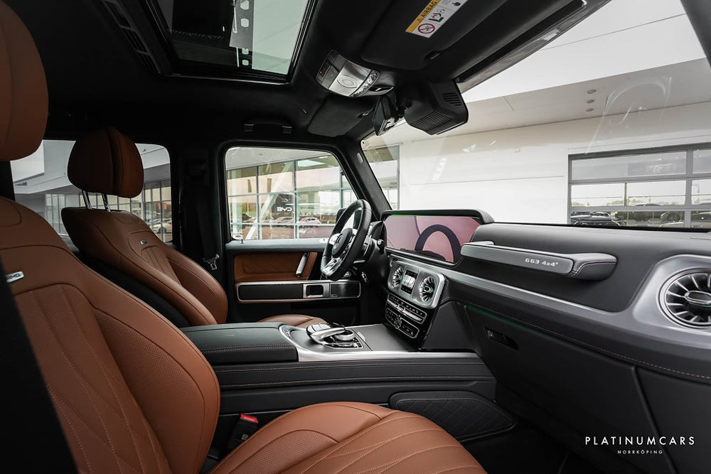 Mercedes-Benz G63  4x4² 585hk / UNIK / Smaragdgrön / Carbon / LEASEBAR